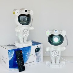 ブルートゥース宇宙飛行士星空投影灯宇宙人満天星星星星雰囲気灯創意プレゼント電気スタンド小夜灯
