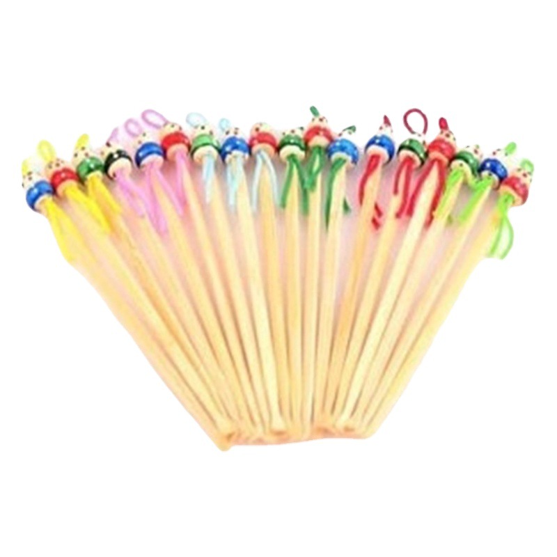 Oreja de bambú de madera Pick oreja de bambú hecha a mano oreja Pick muñeca oreja Pick