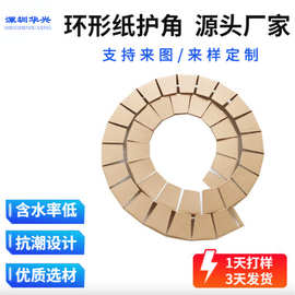 厂家直供深圳环绕纸护角、东莞纸护角、环形纸护角、圆形纸护角