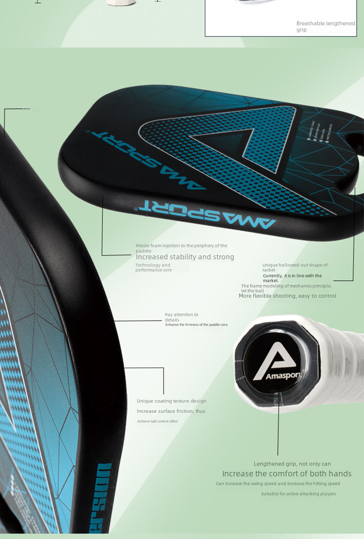 AMA A3K Ping Pong Racket 9