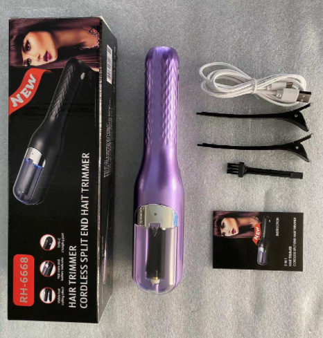 国境を越えた新しい充電式 2-in-1 ヘアカッター家庭用バリカン枝毛修理 USB 充電式モデル|undefined
