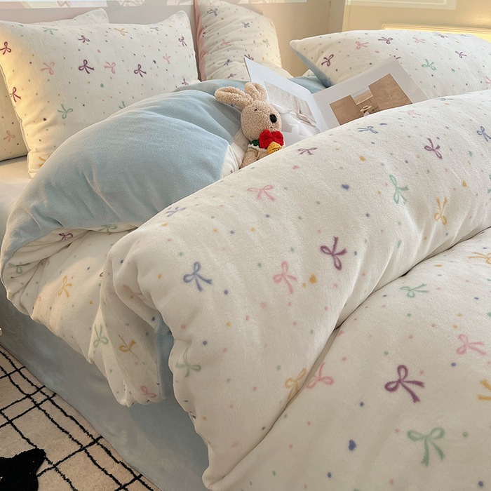 컬러풀한 리본 블루