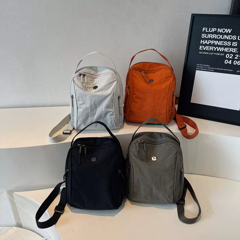 新款女士单双肩包大容量轻便通勤包百搭单肩包时尚简约斜跨包胸包