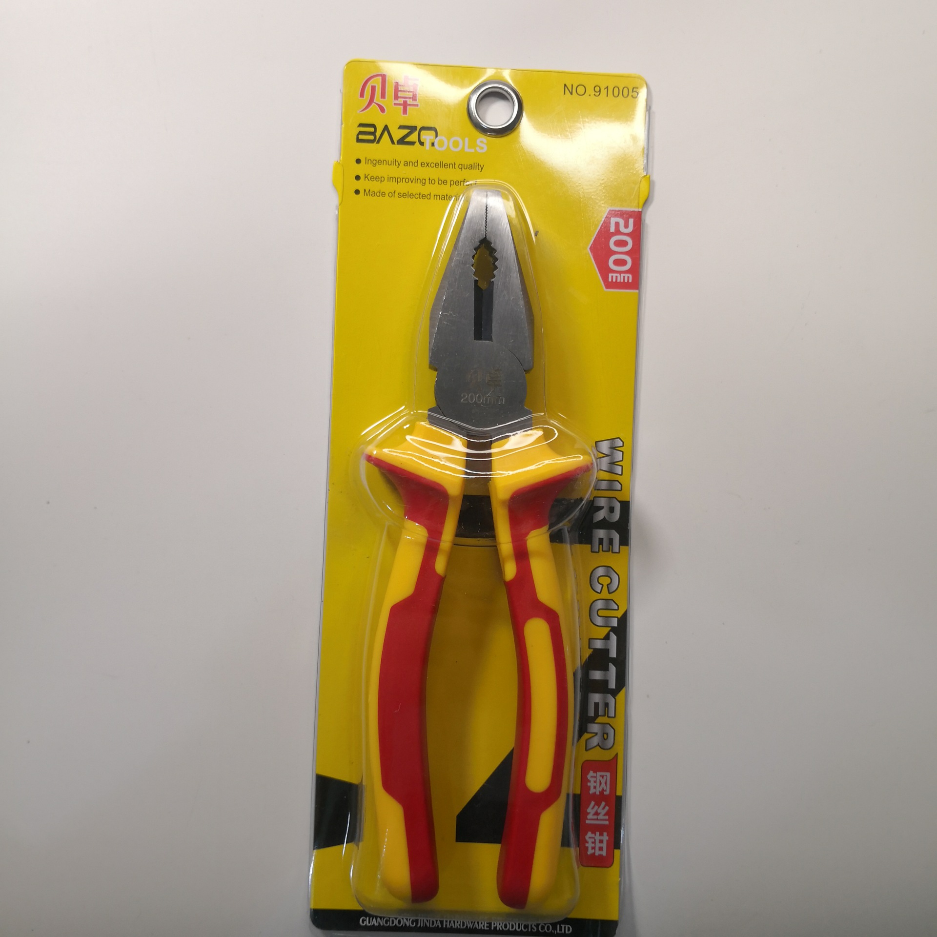 贝卓 91005老虎钳 钢丝钳 断线钳子 五金工具
