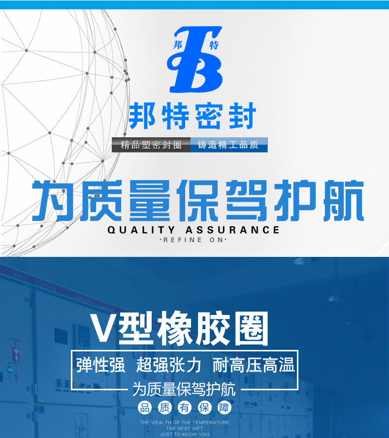 B001  工厂直销各种规格活塞杆用硅胶密封件 防水防漏油夹