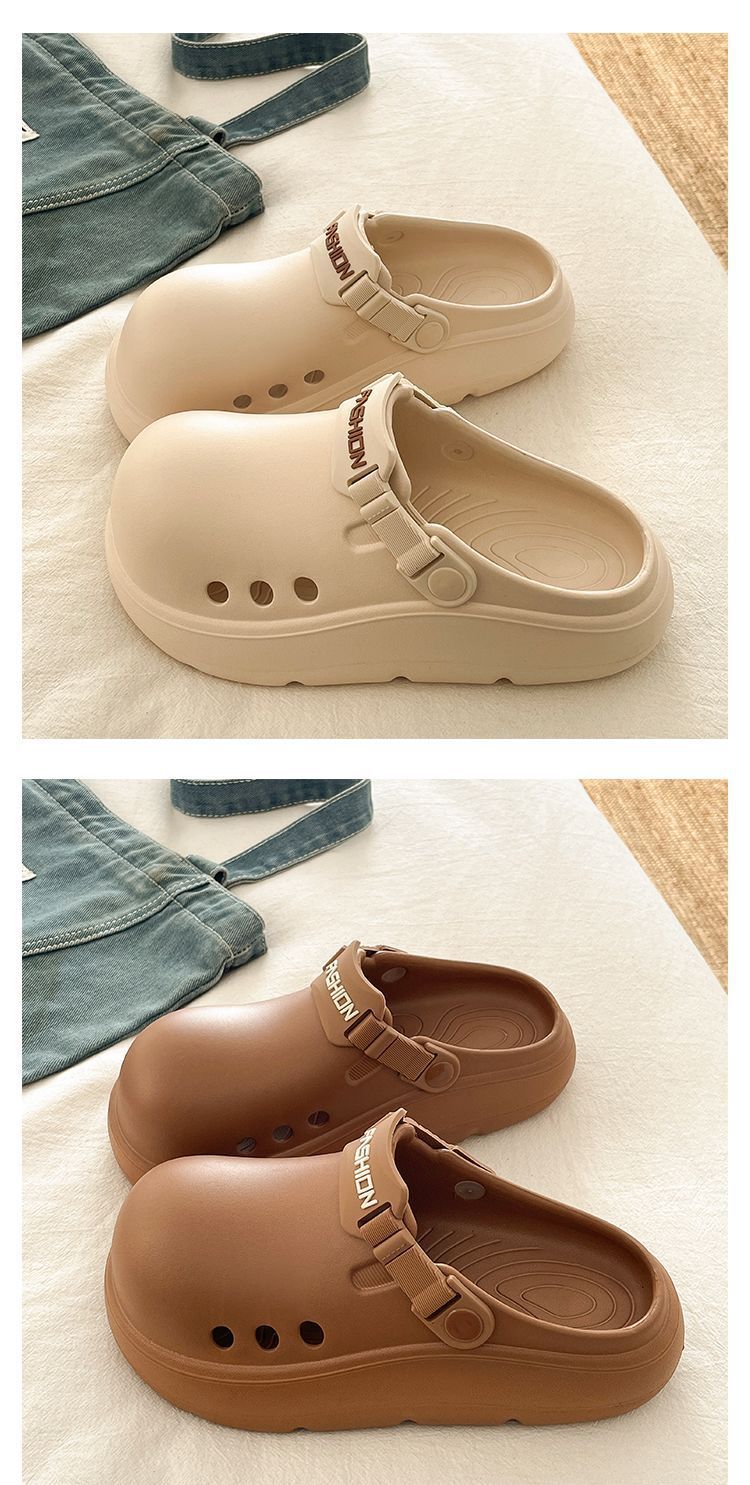 Women's Non-slip Thick Soled Summer Beach Clogs For Garden_voghion.com