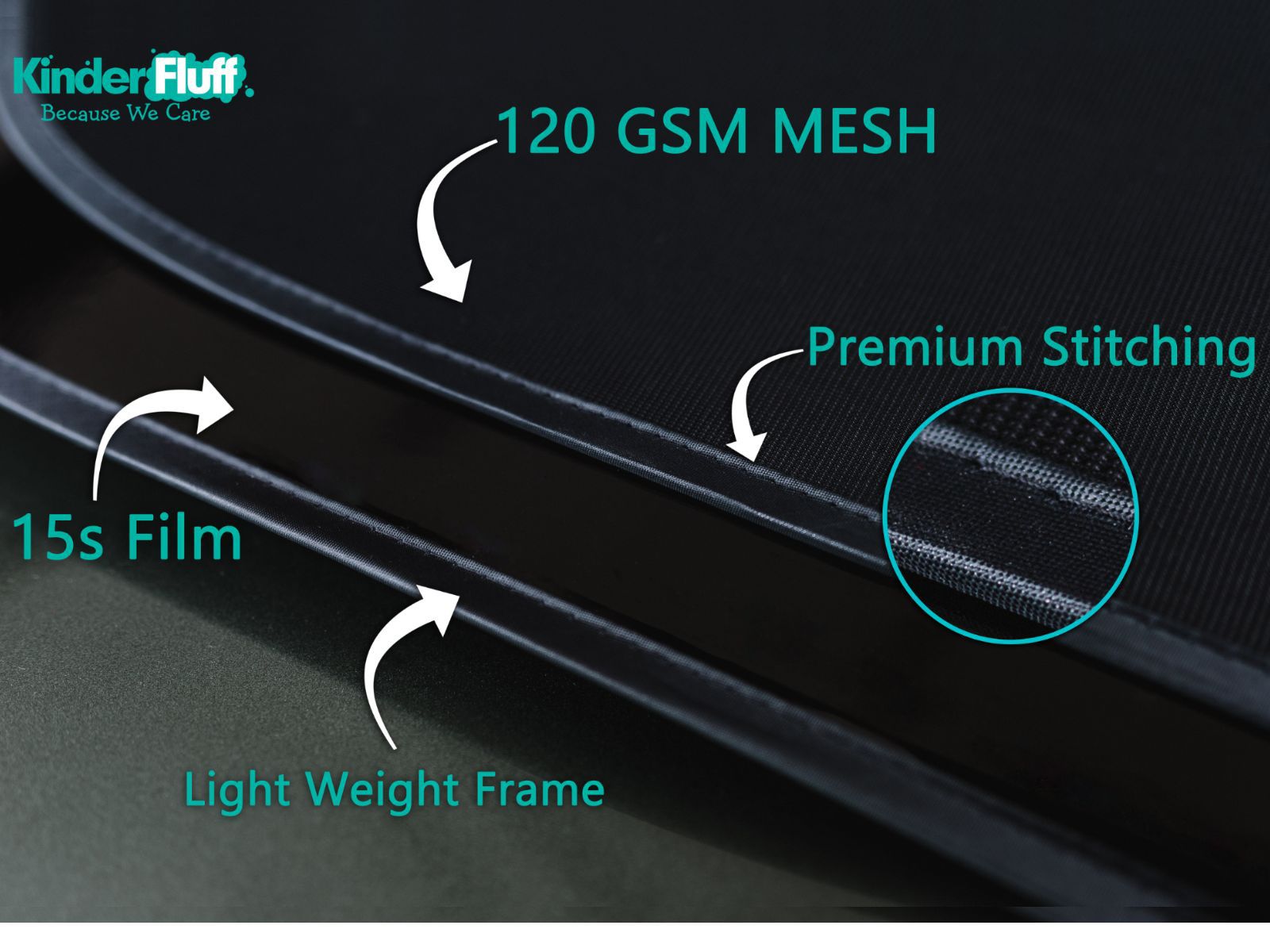 Cross-Border Car Sun Visor Universal Super Sticky Adsorption Car Window Sunshade Baby Curtain Side Shield Car Sunshade