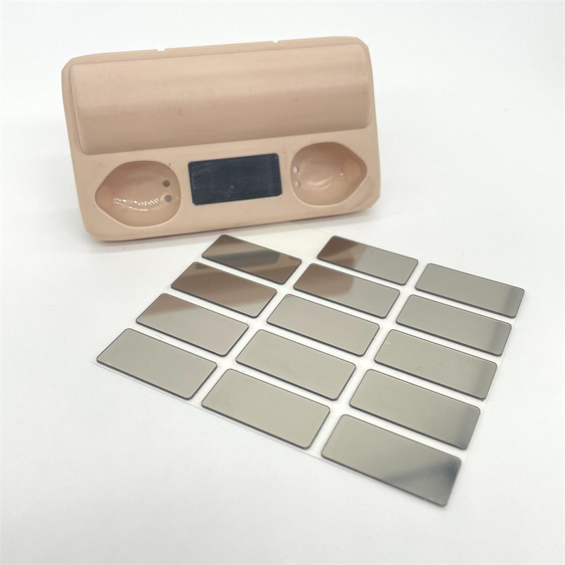 量大优惠 印刷厂家直销PMMA电镀银镜面隐藏字体塑胶片LED显示面板