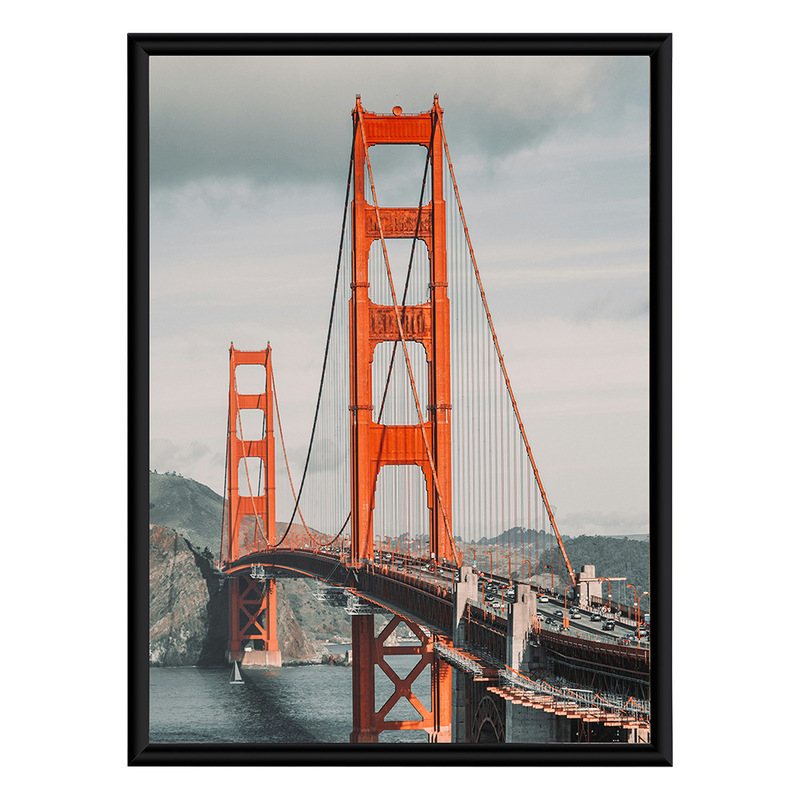 Large Size Poster Frame Black Can Be Easily Disassembled and Assembled 18X24 Hanging Style