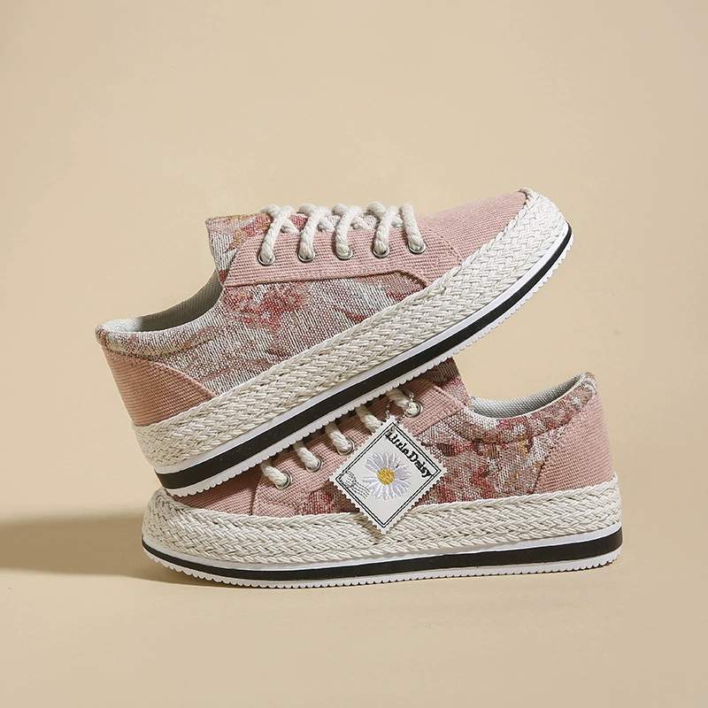 Туфли для девочек-рыбаков Lefu туфли из холста, туфли на холсте, маленькие ароматные ветры, мягкие подошвы, ленивые туфли, вельветы
