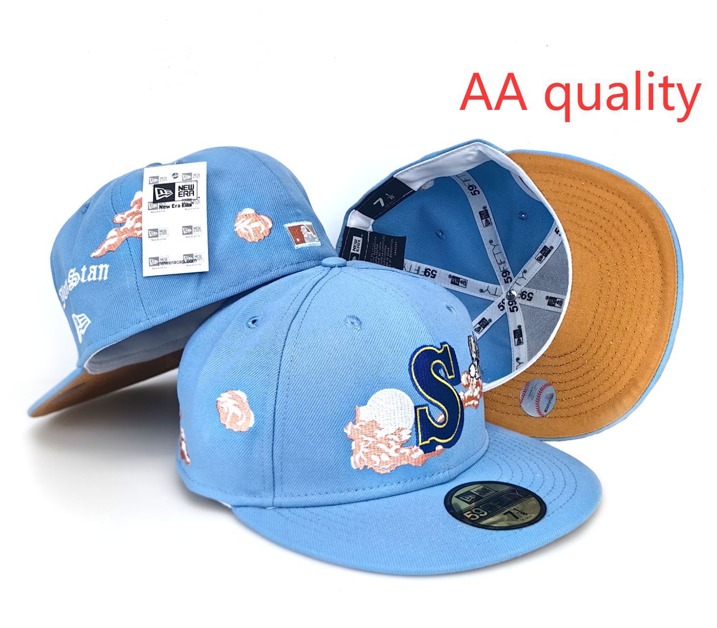 2025 nueva gorra de béisbol MLB de comercio exterior transfronterizo de gran venta, sombrero de borde plano de moda de ala plana móvil Loki