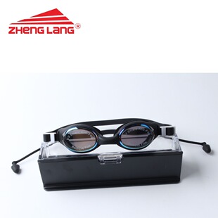 Adult Neutral Soft Silicone One-piece Earplugs Swimming Goggles Goggles Racing Comfortable Diving Goggles Factory Direct Sales