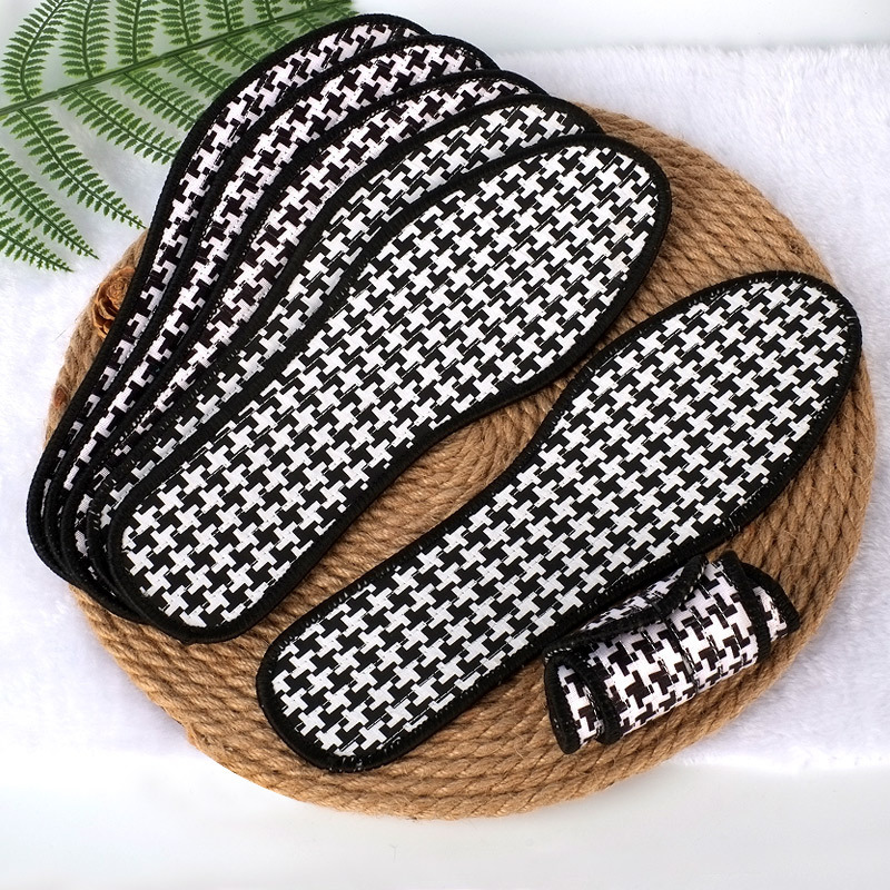 Plantillas para hombres absorben el sudor y antiolor, plantillas de carbón de bambú antiolor con suela suave fragante, no cansar los pies, plantillas de cuatro estaciones