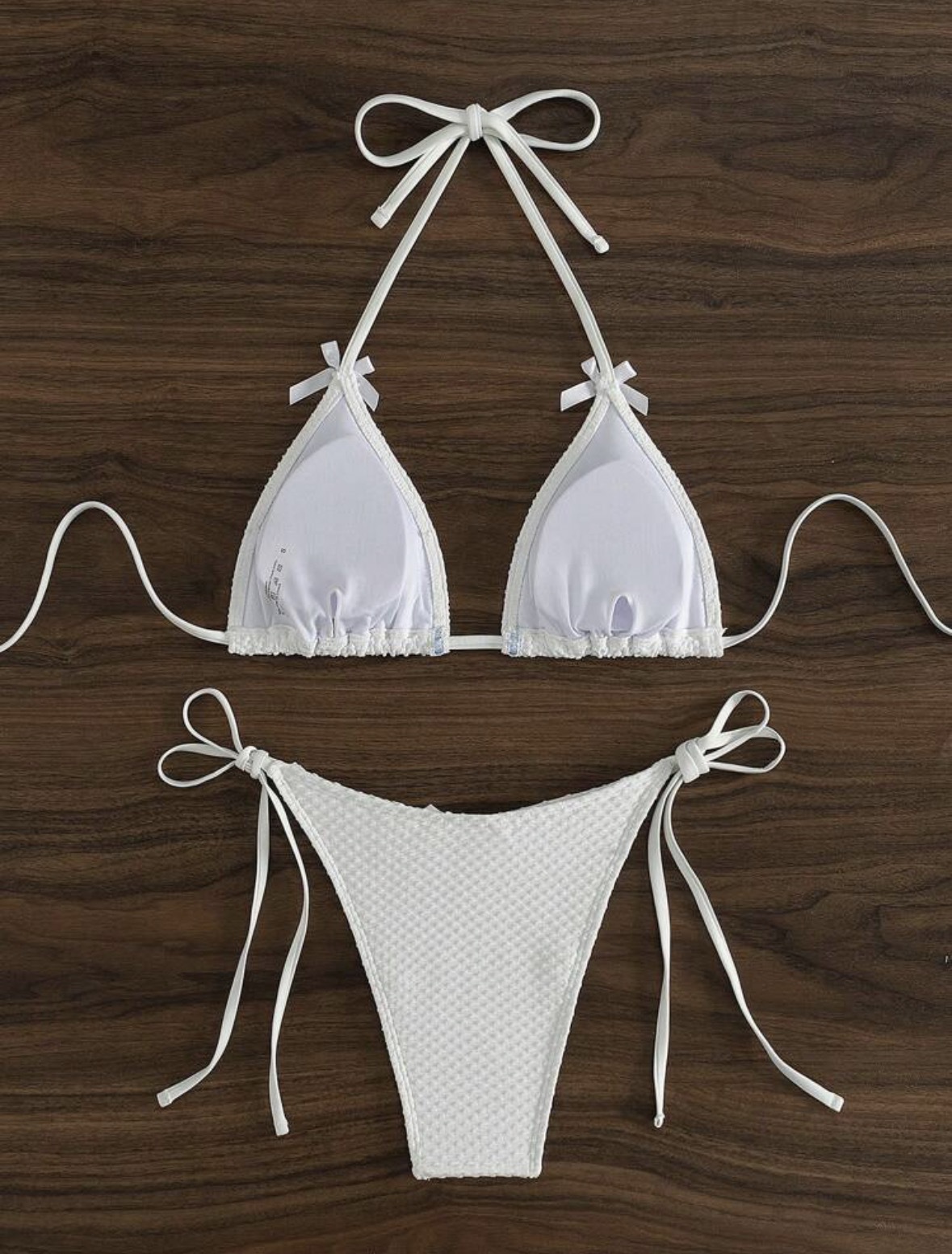 Elegantes Damen Bikini Set Mit Triangel Oberteil Für Den Strand_voghion.com