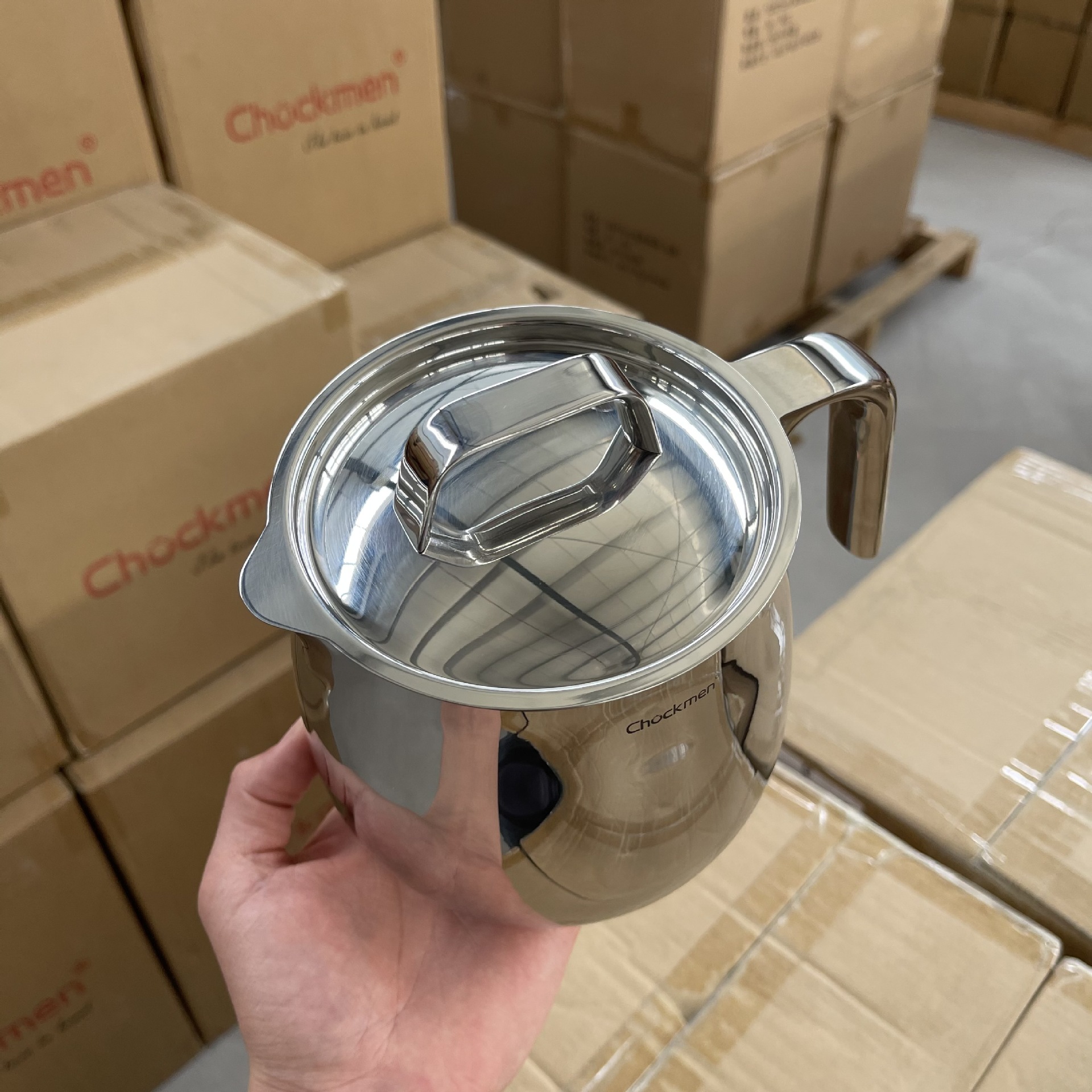 Chockmen Zhuo Deming 18 / 10 filtro de acero inoxidable tanque de aceite doméstico de cocina multipropósito filtro de leche de soja