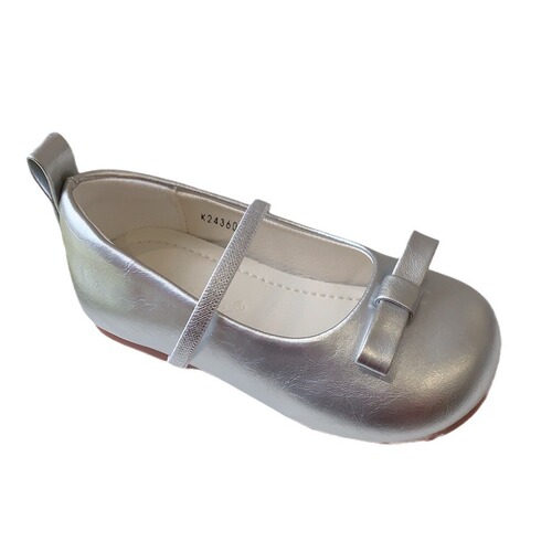 Small fragrant bow French style children's shoes, children's leather shoes, soft sole shallow mouth children's princess shoes, baby single shoes