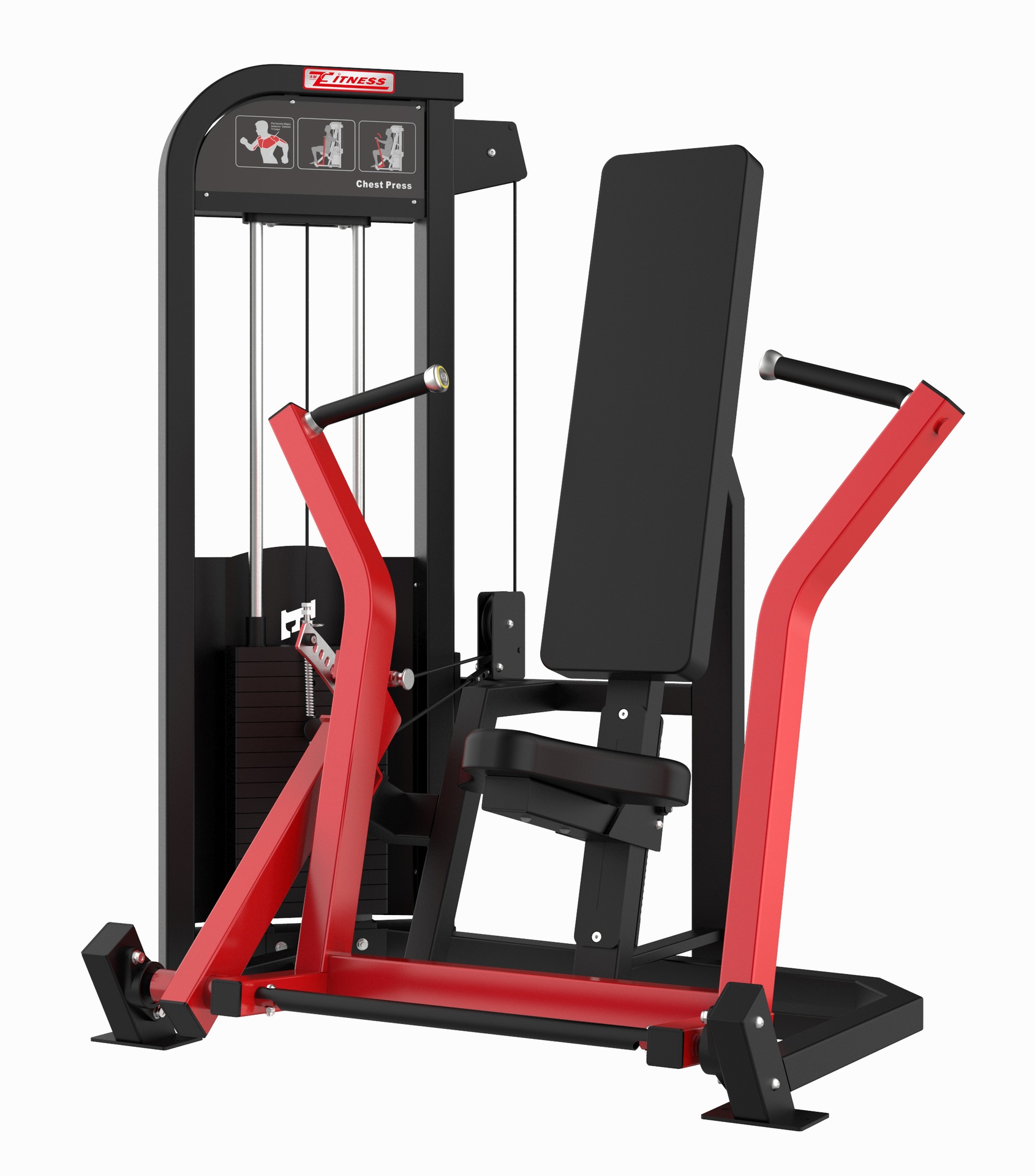 Humvee fuerza equipo de fitness comercial máquina de mariposa gimnasio dedicado conjunto completo pecho empuje Alto y Bajo pull back equipo de entrenamiento