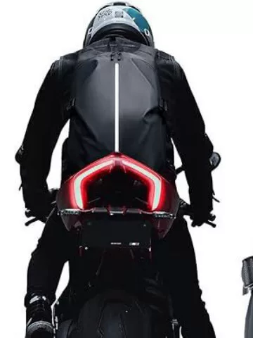 Motorcycle helmet backpack, portable backpack, water-resistant, reflective basketball sports bag, large-capacity backpack, cross-border