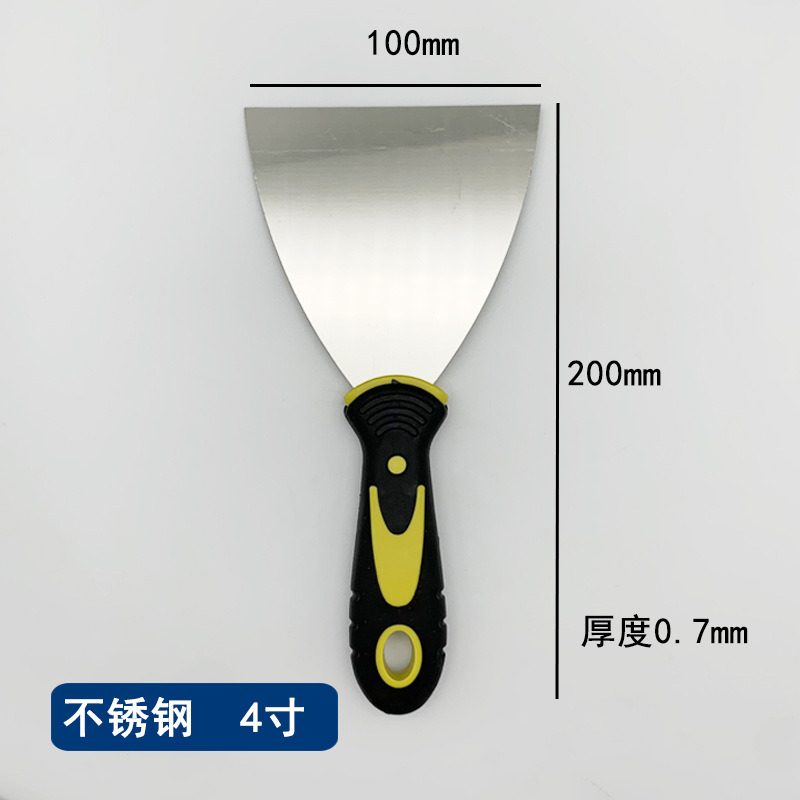 Fabricantes al por mayor cuchillo de yeso de acero inoxidable cuchillo de limpieza doméstico cuchillo de yeso de ladrillo industrial herramientas de hardware
