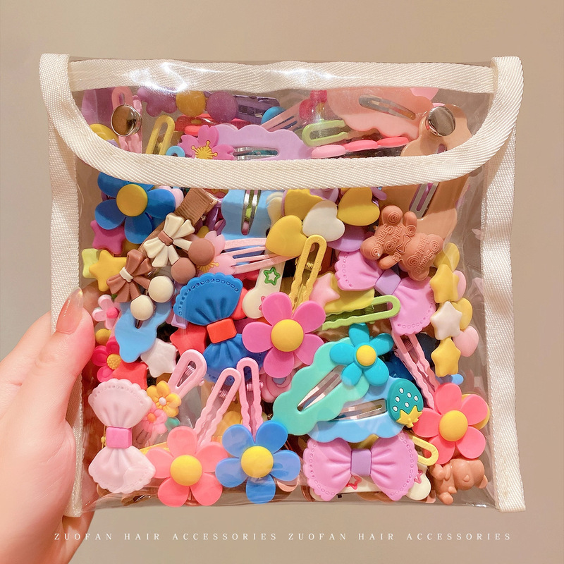 儿童多巴胺卡通发夹小女孩可爱刘海碎发夹女童侧边不伤发bb夹发饰|undefined