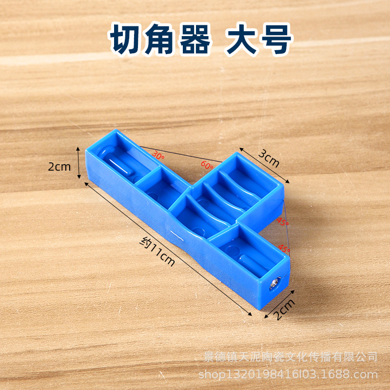 Herramienta de cerámica cortador de barro cortador de ángulo mango de plástico arco oblicuo hecho a mano en forma de u cuchillo de barro cortador de alambre de acero inoxidable