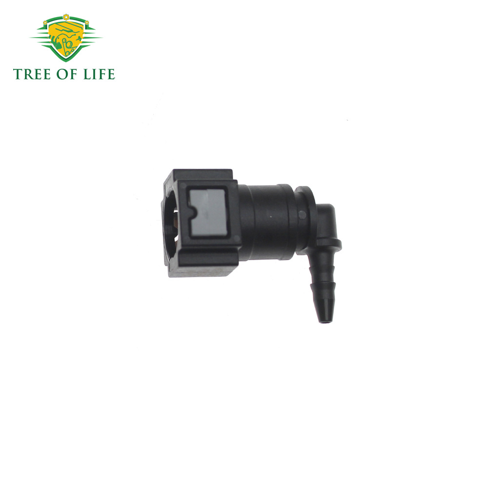 ID3 7.89 90-degree car fuel line quick connector hose fitting nylon oil pipe quick connect and quick release