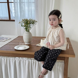 [Large and Small Rolls] Summer New Children's Clothing Casual Two-Piece Set-32805