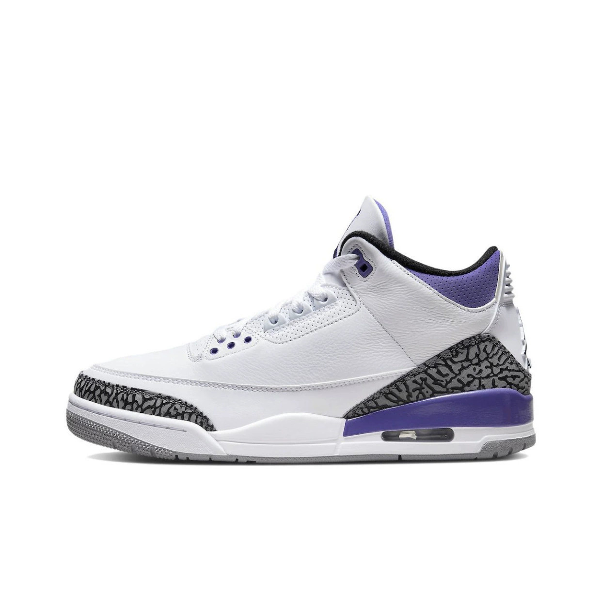 Putian Junyuan AJ3 Zapatillas de baloncesto de combate real Fujiwara Hiroshi Racing North Carolina Blue Sakura Polen Joe 3 hombres y mujeres cojín de aire blanco rojo