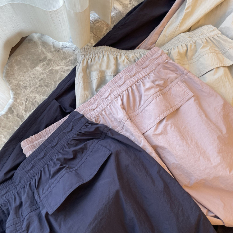 Export order!! Self-retaining push ~ light breathable and sunscreen mountain outdoor high waist straight work casual pants women