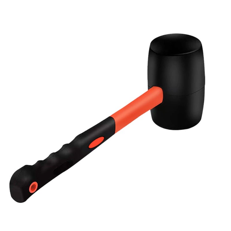Оригинальный резиновый молоток, монтажный молоток с пластиковым покрытием, молоток с длинной ручкой, молоток для плитки, малый кожаный молоток, резиновый молоток для паркета 750 г