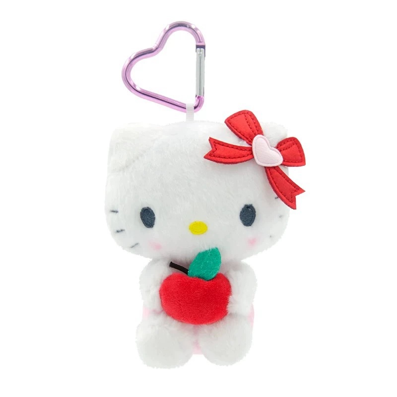 Плюшевый кулон Sanrio Hello Kitty, лицензионный талисман для сумки, плюшевый брелок, случайный цвет