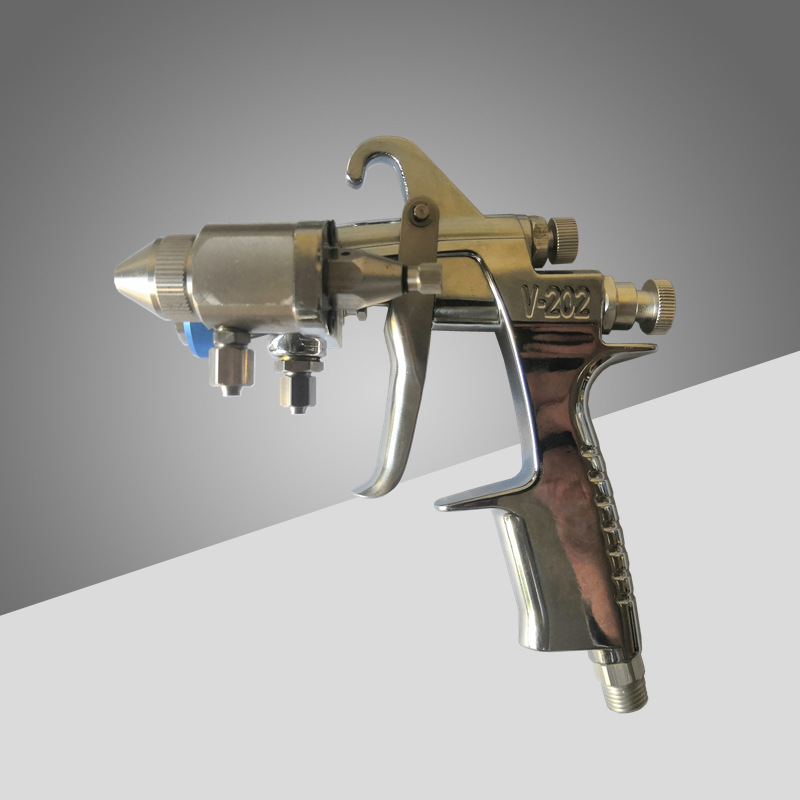 双头胶水喷枪 双组份AB剂喷枪 纳米喷镀枪油漆外混合ab胶喷枪