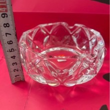 圆形葵花大号潮流烟灰缸创意个性加厚家用水晶玻璃客厅办公室酒店