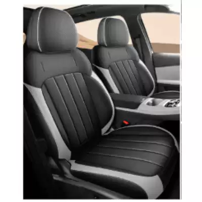 Modelə uyğun (Original) oturacaq örtükləri – cushions - black-and-gray-standard-version-note-the-model-year-front-row-fully-covered-rear-row-partially-covered