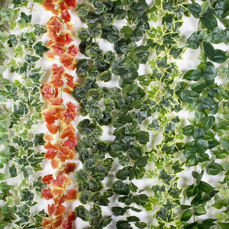 管道天花藤条装饰 2米藤蔓类绿植 吊顶绿植爬山虎叶藤条仿真藤条