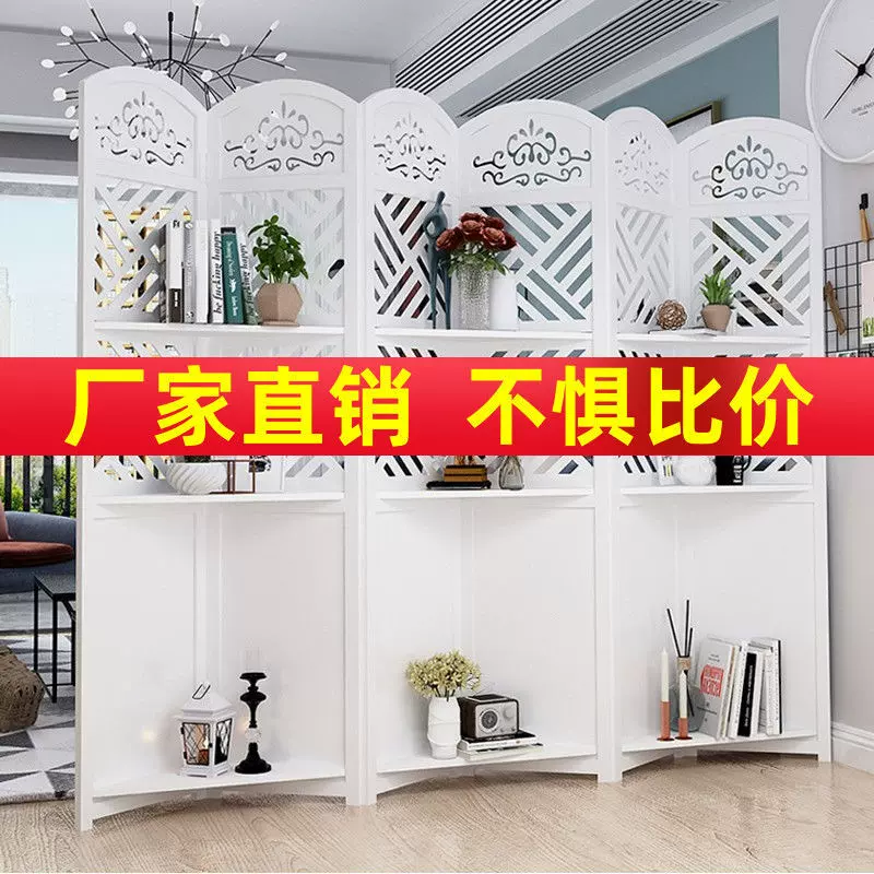 欧式屏风隔断墙客厅简约现代卧室折叠移动遮挡院装饰房间玄关