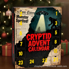 跨境热销 Cryptid Advent Calendar 2025年隐秘降临日历解开未知