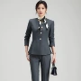 新款美容院长袖2026西服
