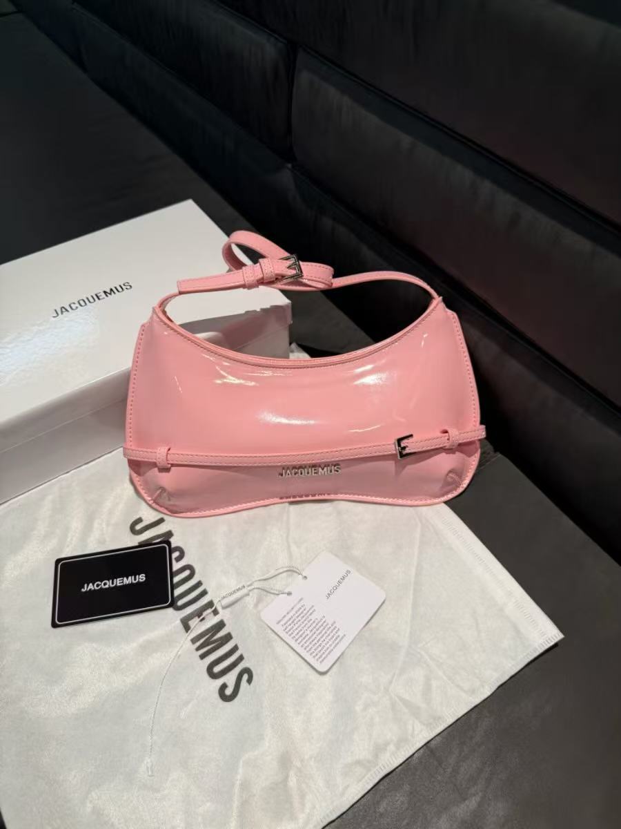 Jacquemus New Lightweight French Vintage Baguette Bag Women's Fashion Shoulder Bag Niche Luxury Underarm Bag - Thumbnail 6