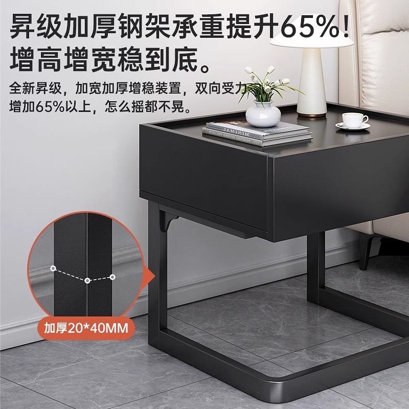 2023 nueva meseta de cabecera flotante simple y moderna cabecera en línea cama creativa ligera de lujo de alta calidad estante de cabeza