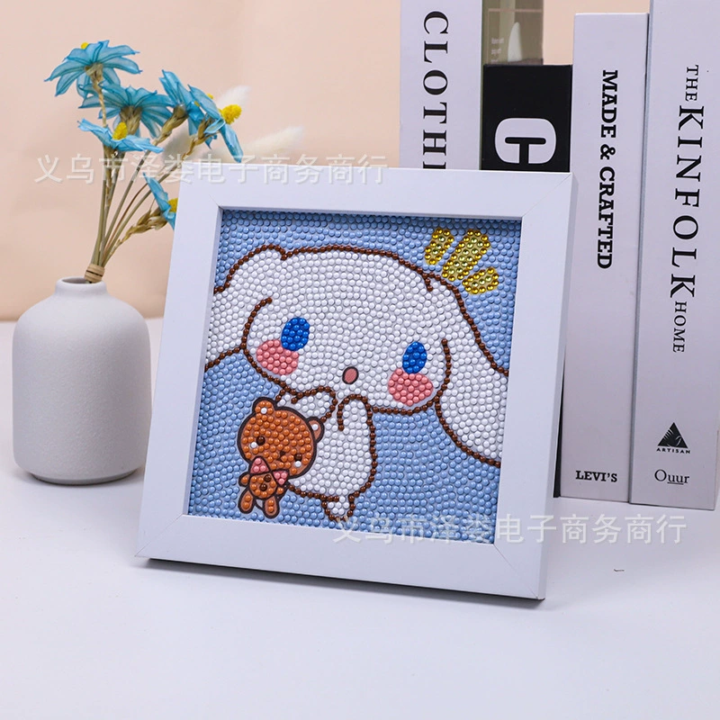Набор для алмазной вышивки (Sanrio) Пикачу в раме, 17×17 см, комплект для полного стежка DIY