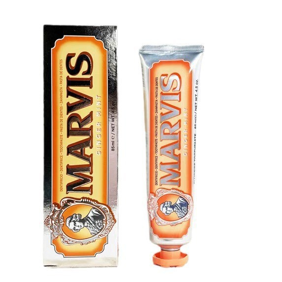 イタリア輸入 Mars 大人用ミント風味歯磨き粉 85ml フレッシュブレス シルバー歯磨き粉 ギフトボックス|undefined