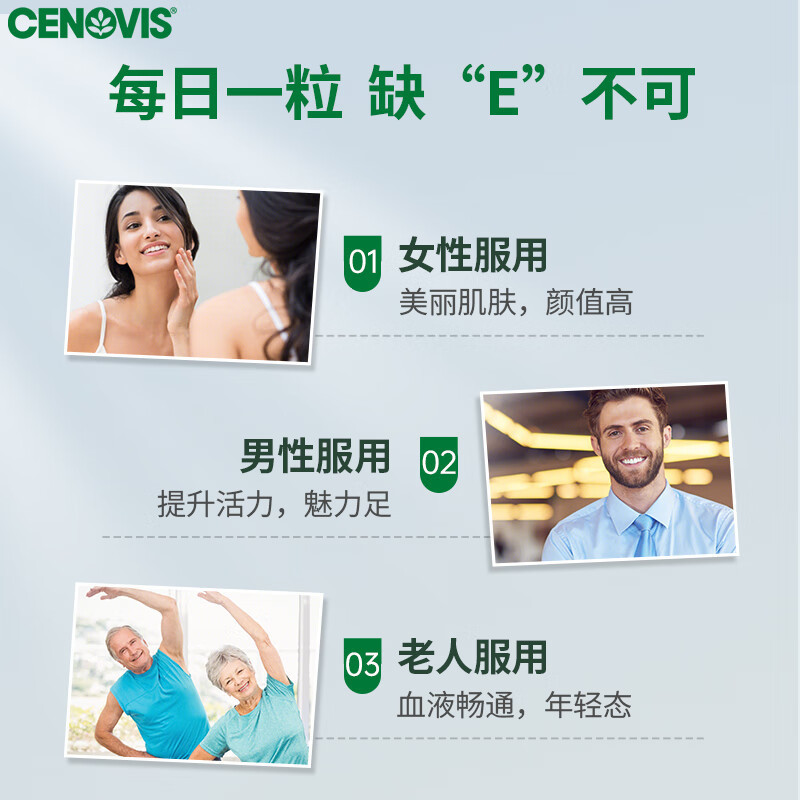 オーストラリア輸入 CENOVIS ビタミン E ソフト カプセル 250 高含有量 VE 美容|undefined