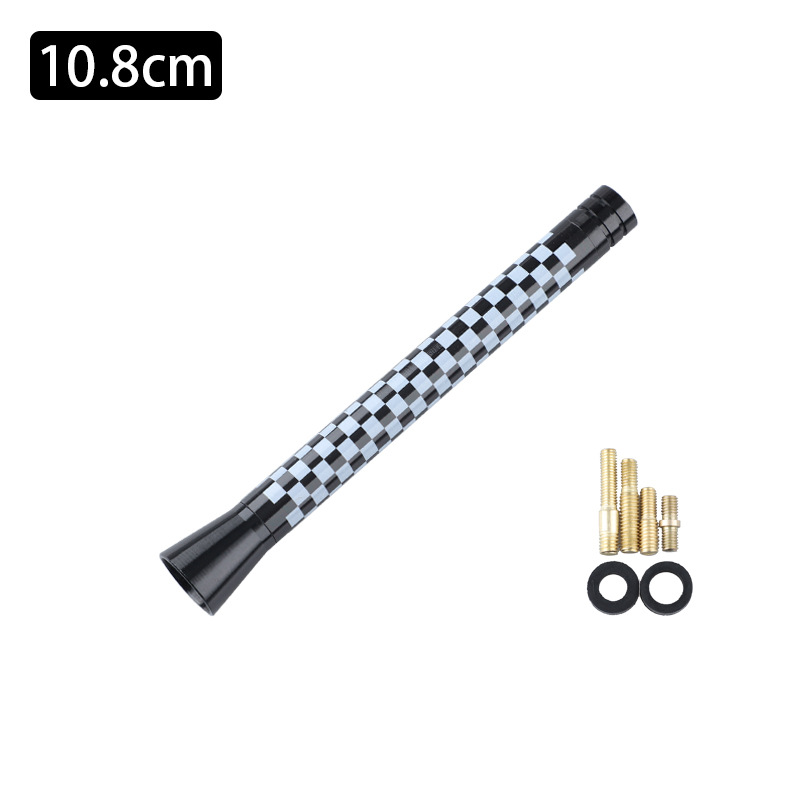 Car Antenna | BMW vehicle antenna - mini-antenna-black-and-white-grid-107cm