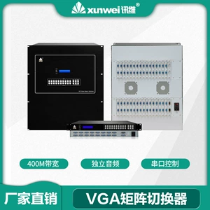Предприятие 4-полосная видеоматрица VGA 4x4vga аналоговый матричный коммутатор компьютерное оборудование для переключения сигналов