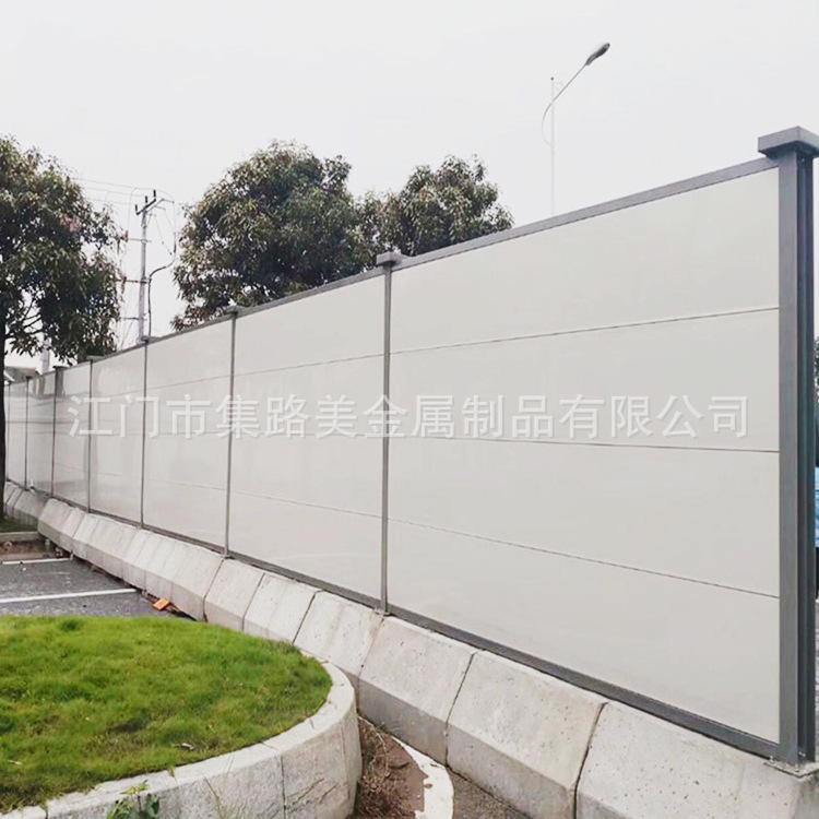 深圳A款烤漆围挡广州A款围挡C款钢围挡A4H钢围挡装配式钢结构围挡