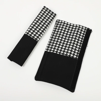 Car safety belt shoulder protective Seat belt shoulder pad - houndstooth-light-board-shoulder-pad-single