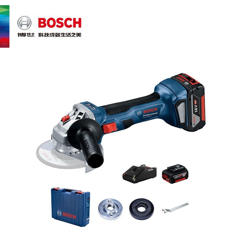BOSCH博世GWS180-LI充电式18V无刷角磨机磨光机金属焊材打磨
