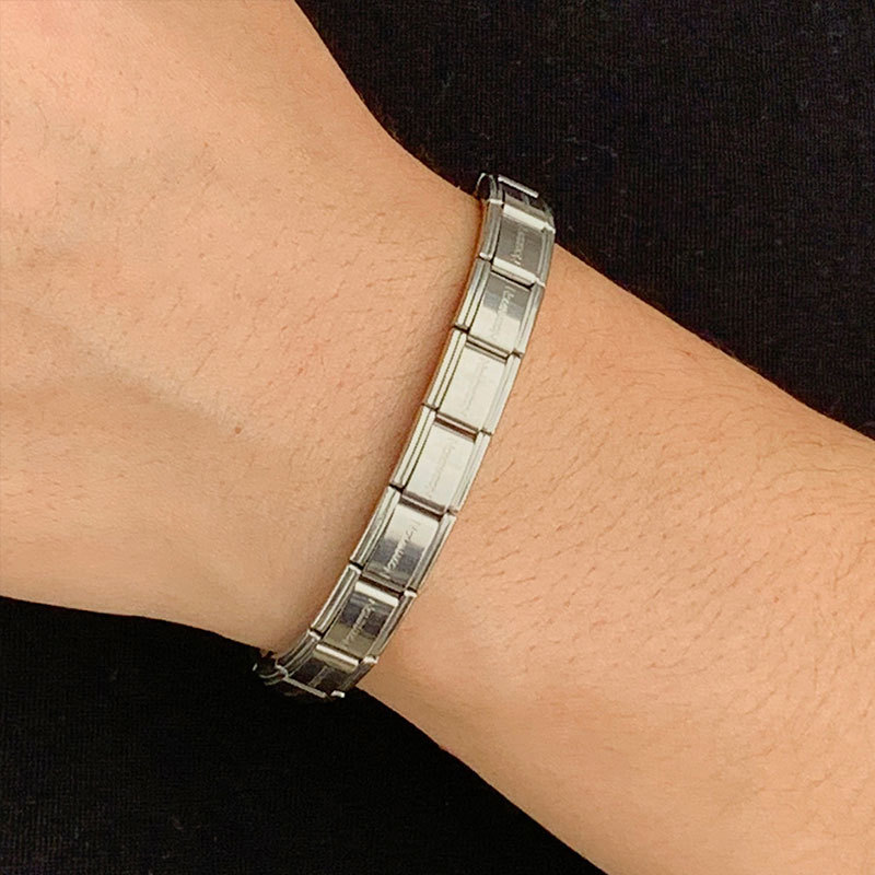 Engraved Elastic Bracelet, Minimalist, Light Luxury, Cross-Border Carefully Selected Work Clothing Stacking Accessories, Personalized Stainless Steel, Adjustable and Versatile
