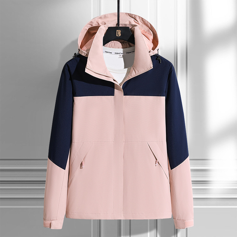 Shake rápido para la versión americana de la chaqueta de asalto para hombres y mujeres parejas abrigo casual otoño y invierno nueva chaqueta con capuz suelta marca de moda para hombres